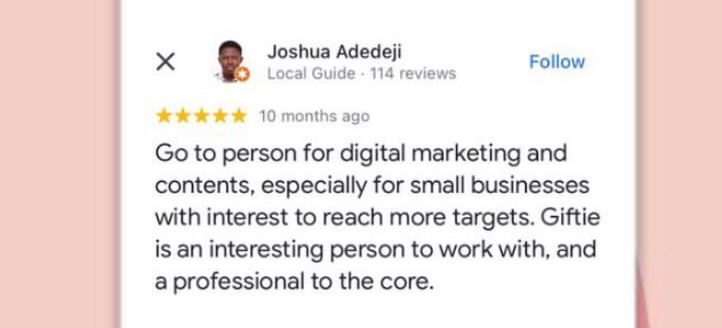 Gift Vincent Reviews