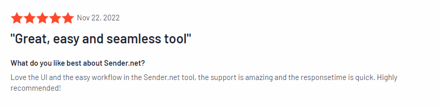 Sender.net review