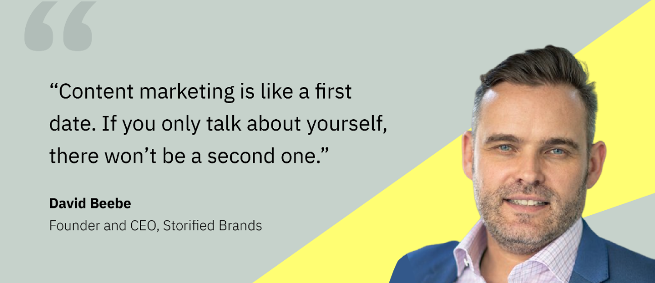 Content Marketing Like Dating by David Beebe